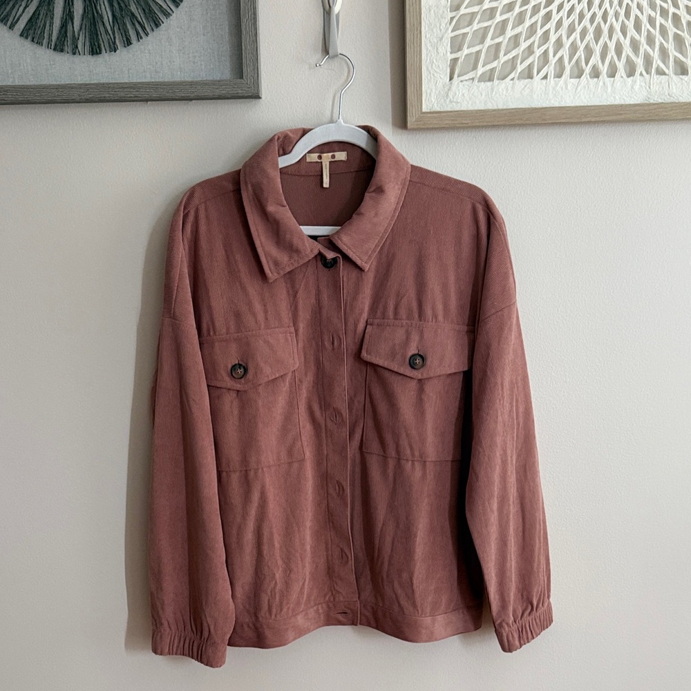 Three Dots Rachel Cropped Jacket